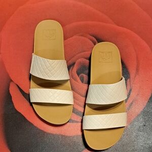 Reef Women's Sandals in White and Tan